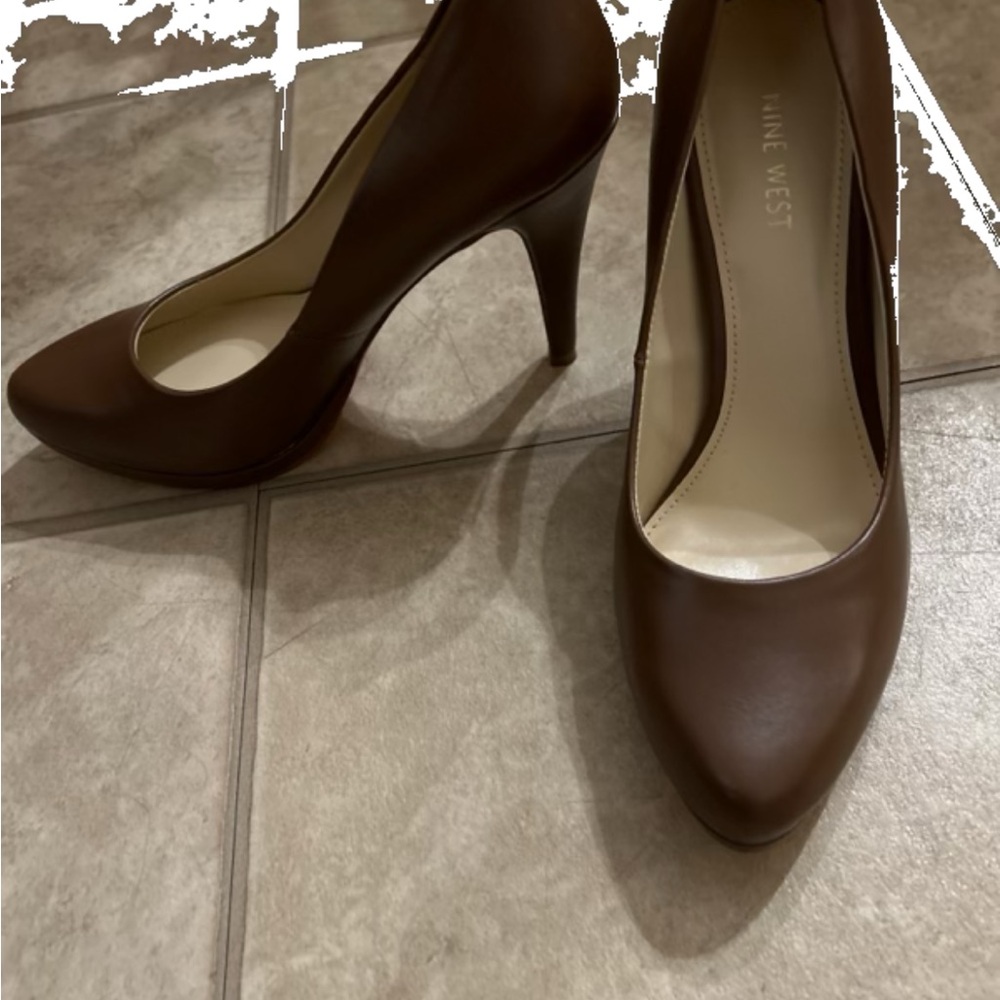 Nine West Chocolate Brown Heels